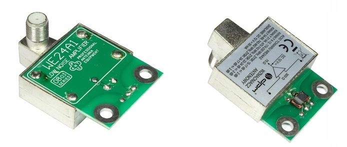

Wzmacniacz antenowy ekranowany 24dB kątowy 9113