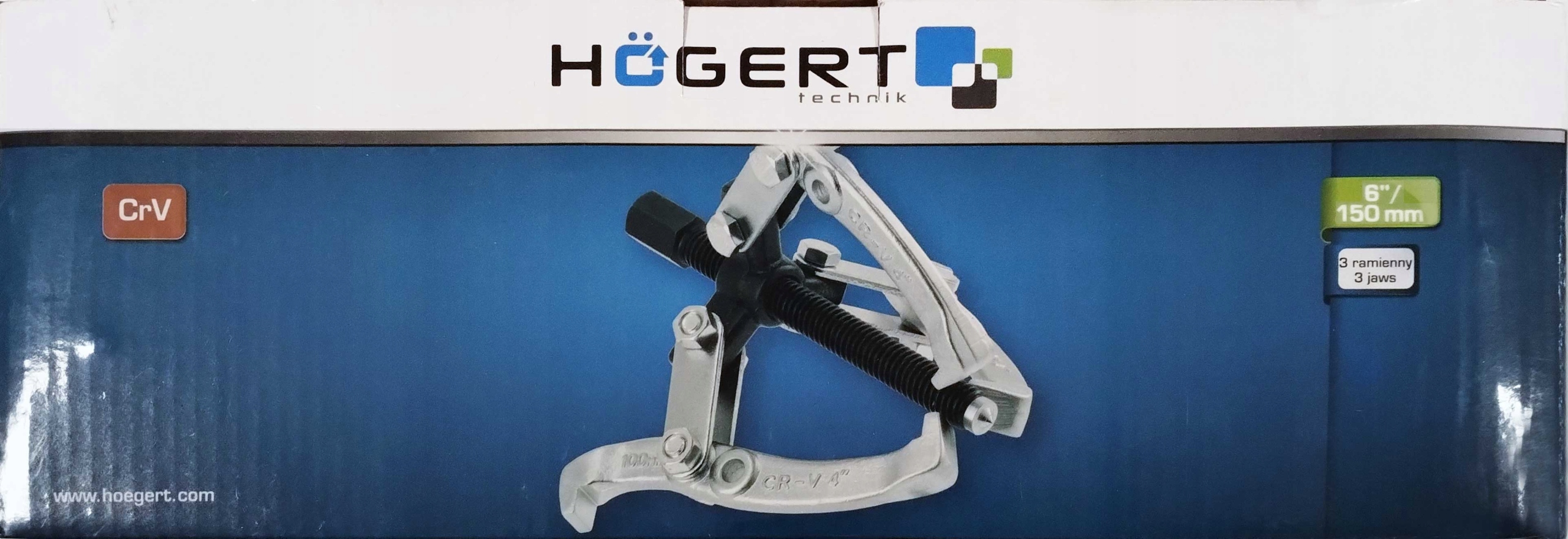 ŚCIĄGACZ DO ŁOŻYSK 3 RAMIENNY 6''/150MM Marka Hoegert Technik