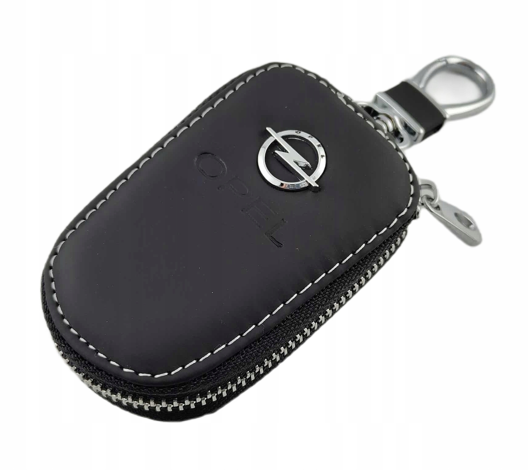 Opel Etui Pokrowiec Skórzany Na Kluczyk Czarny Premium