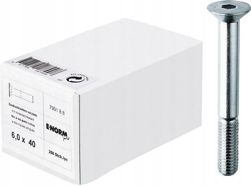 Din 7991 8.8 pozink galvanický M8x70, prodejní obal, E-NORMpro