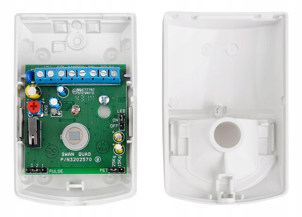 SWAN QUAD CZUJKA CZUJNIK RUCHU DETEKTOR PODCZERWIENI PIR PET CROW + UCHWYT Kod producenta SWAN QUAD