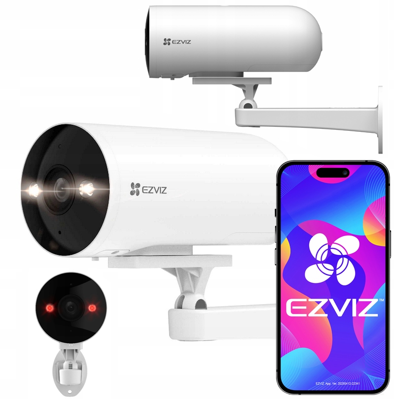 Venkovní Ip kamera PoE H5 Ezviz Smart Dual Light Audio Sd slot