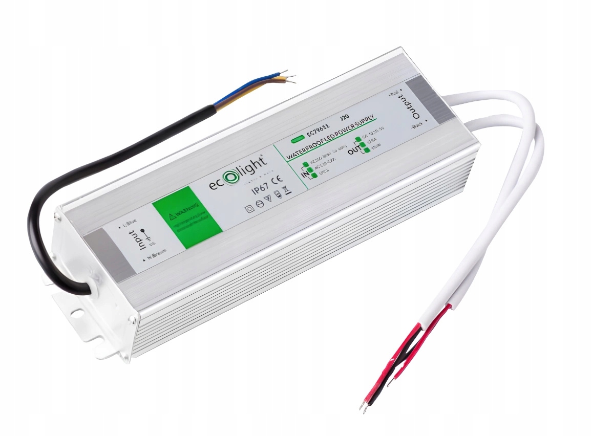 ZASILACZ DO TAŚM LED HERMETYCZNY WODOODPORNY 150W 12V 12,5A EAN (GTIN) 5901986796114