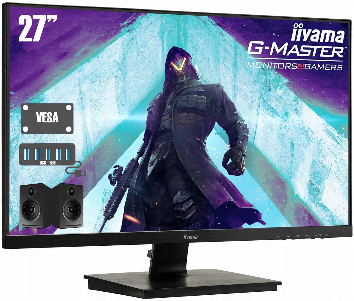 

Iiyama G-master G2730HSU 75HZ 1MS Głośniki 27 Cali