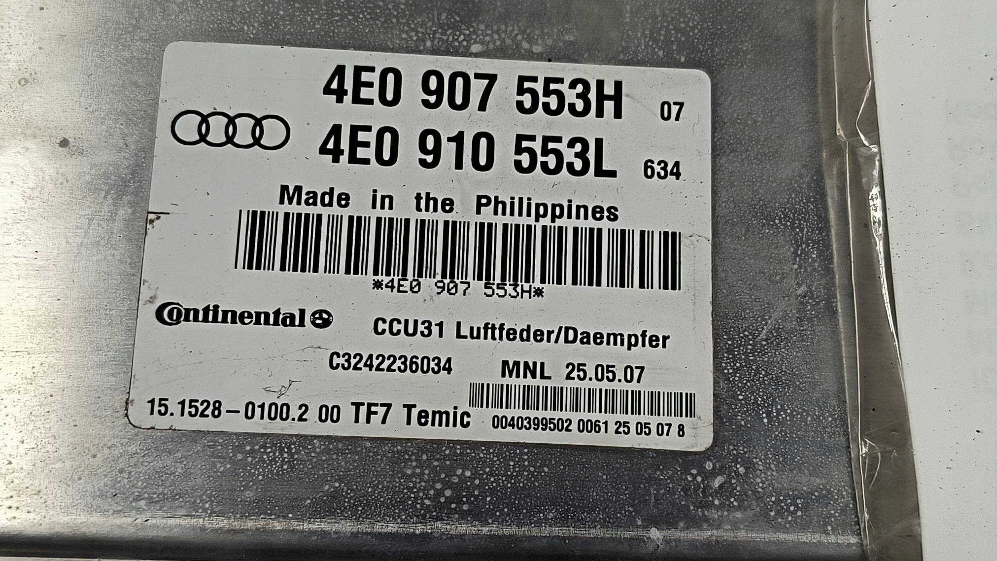 modulo 4E0907553H AUDI S8 D3