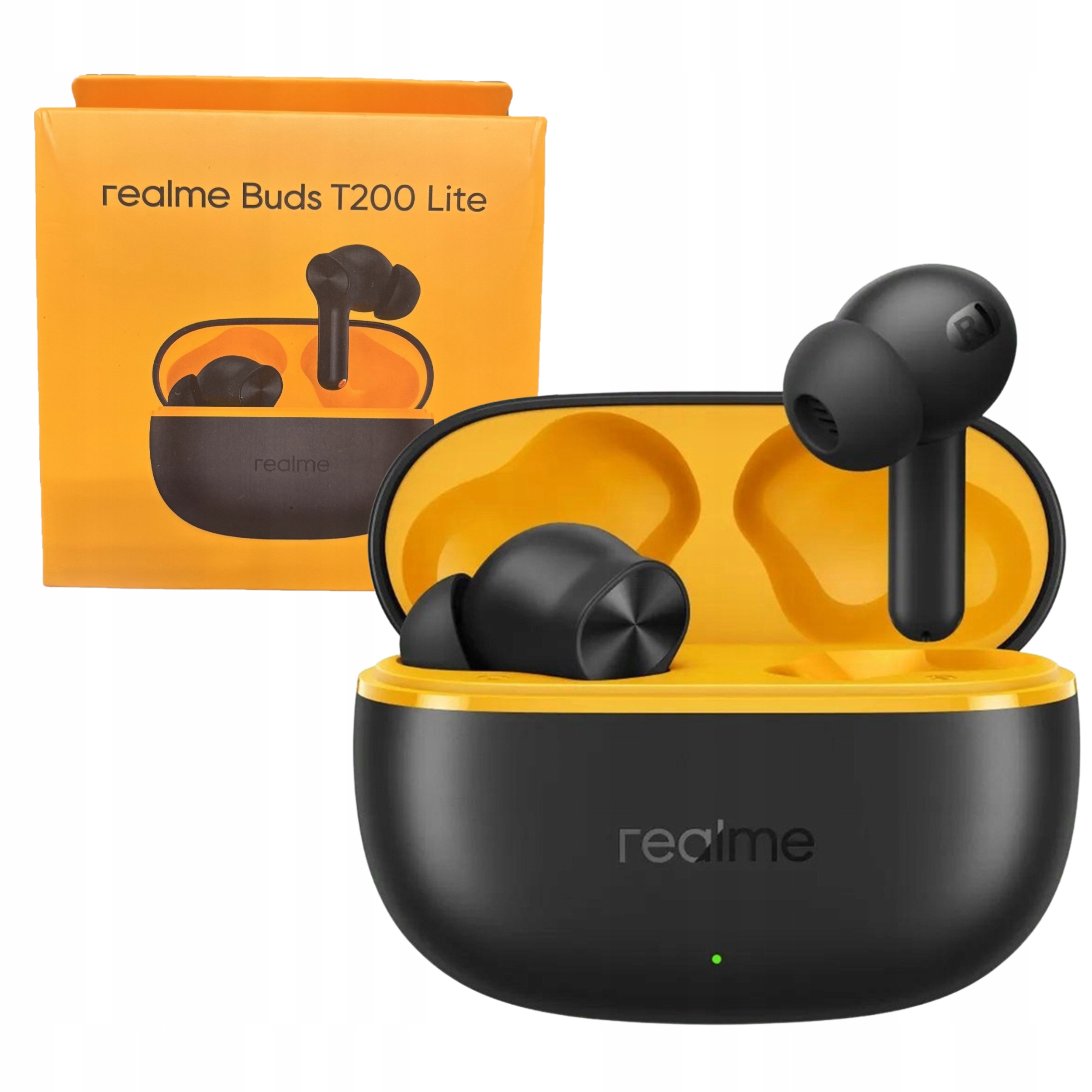 Słuchawki Bezprzewodowe Douszne Realme Buds T200 Lite Enc Bluetooth Czarne