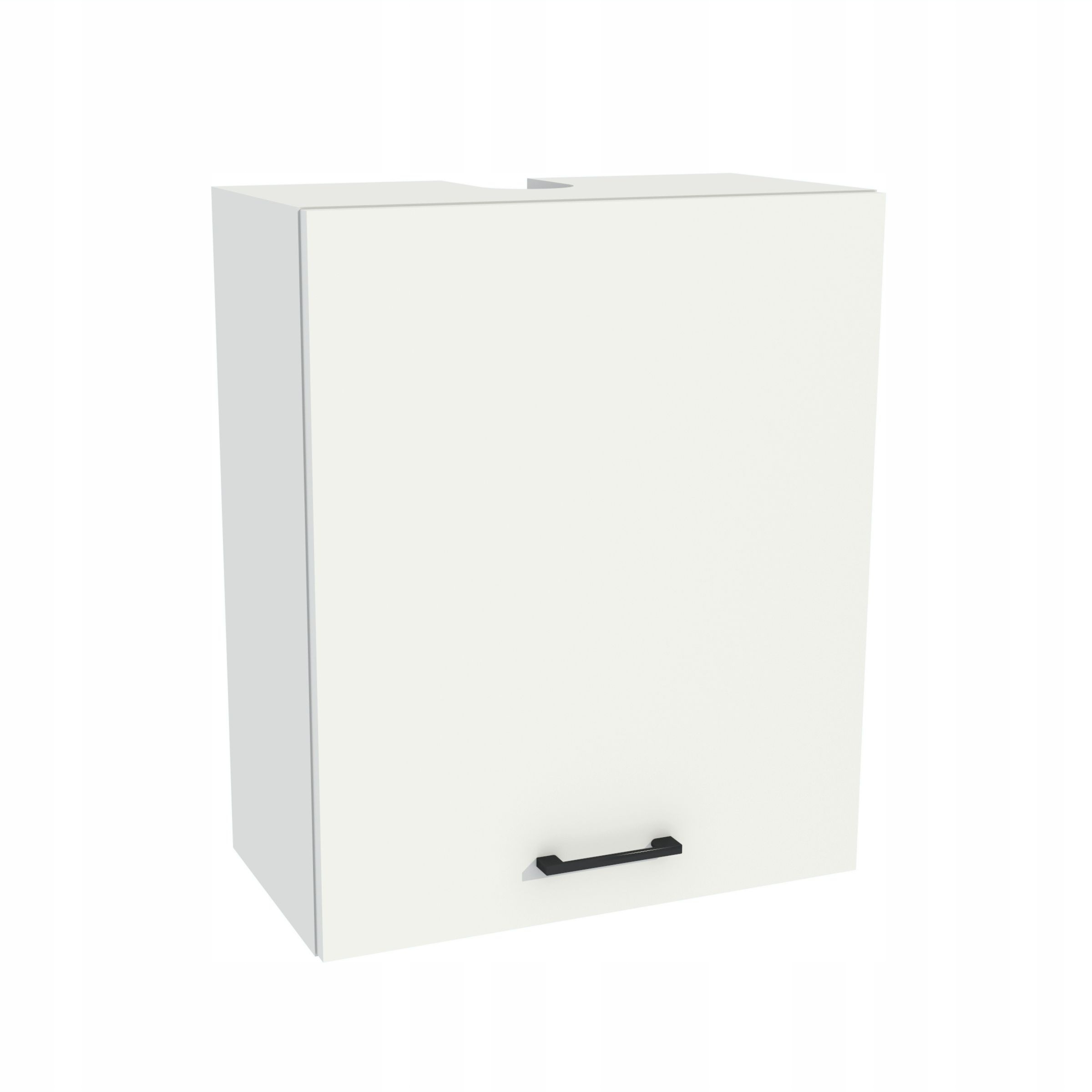 Horná kuchynská skrinka s digestorom 60/72 Capri korpus Biela predná strana Biela matná