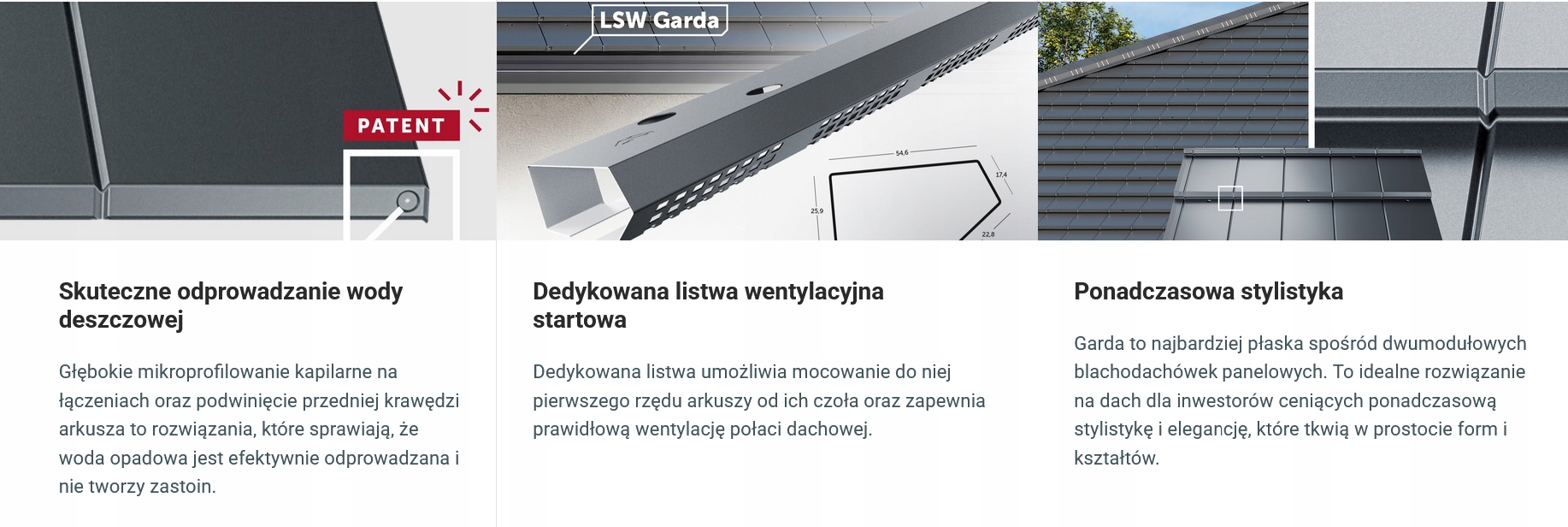 GARDA blachodachówka dwumodułowa BUDMAT X-MATT czarny 015 H Marka Budmat