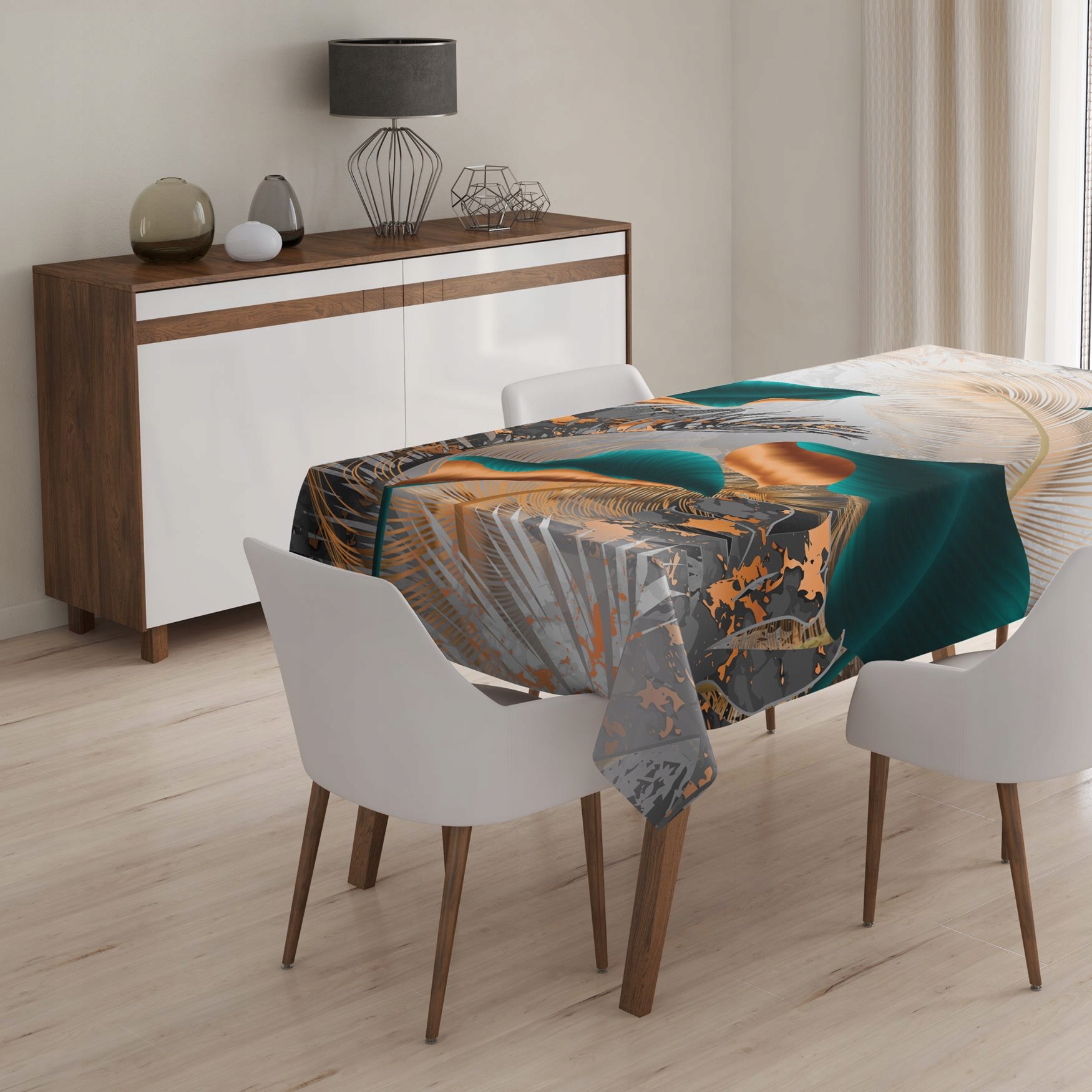 OBRUS PLAMOODPORNY 140X220 GŁADKI MATOWY GRUBY 111 Stan opakowania oryginalne