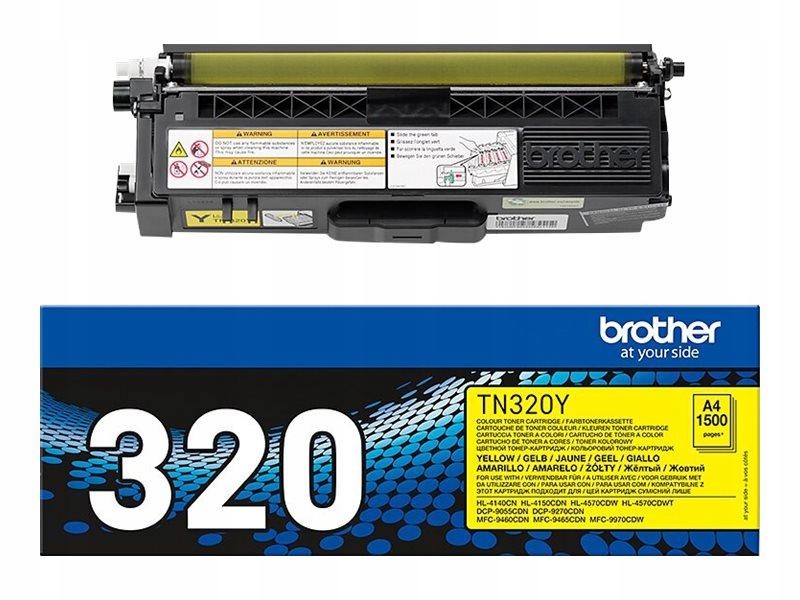 Brother TN320Y Brother TN320Y yellow 1500str Hl 4150CDN 4570CDW