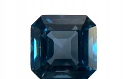 Topaz Modrý Osmiúhelník Asscher 5X5 mm
