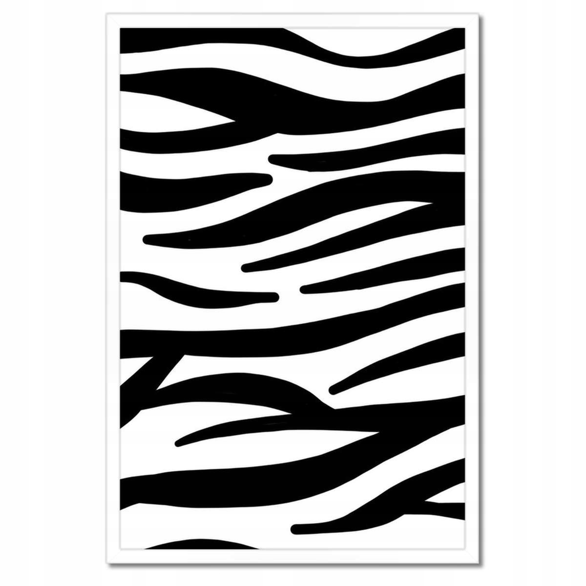 Plakáty v rámu 40x60 Zebra Pruhy