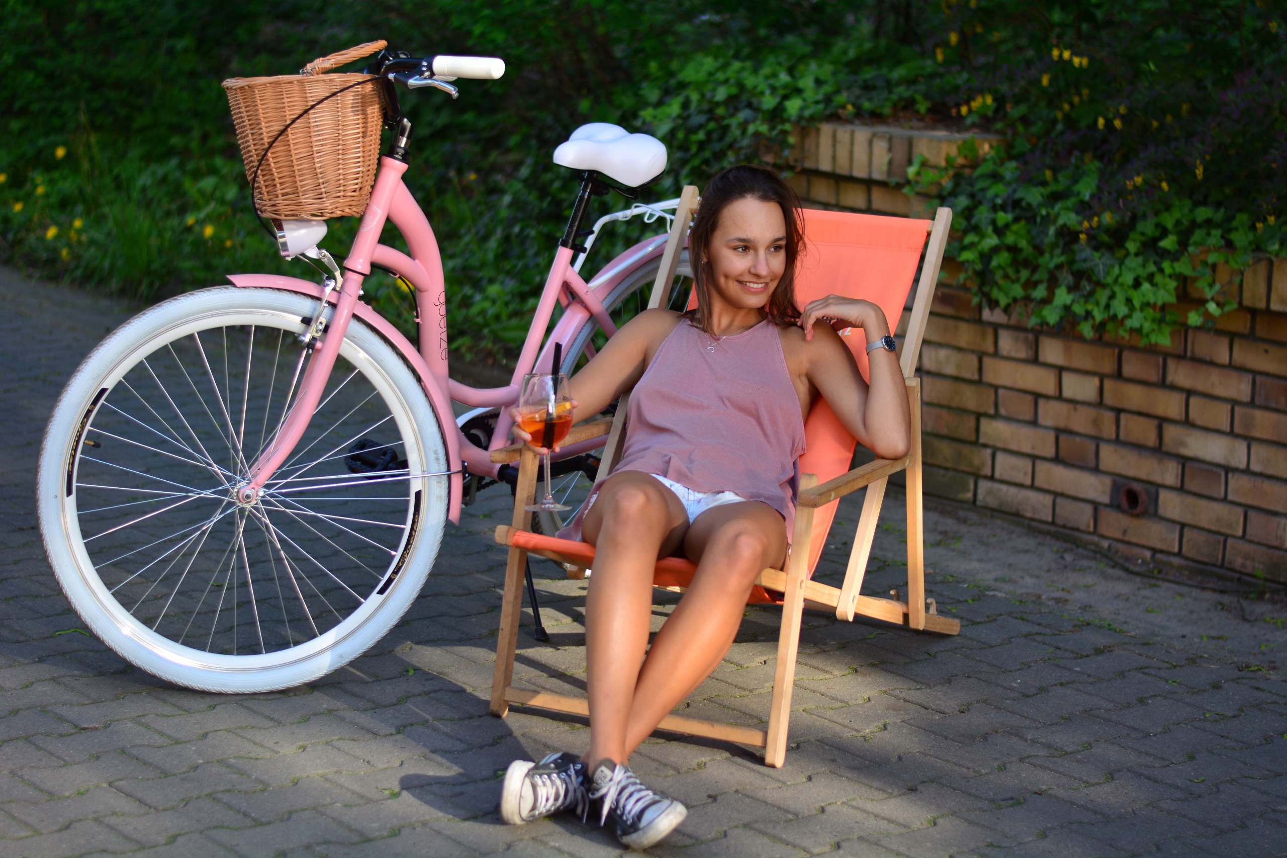 DAMSKI ROWER MIEJSKI 28 LEKKA DAMKA Goetze KOSZ Materiał ramy stal