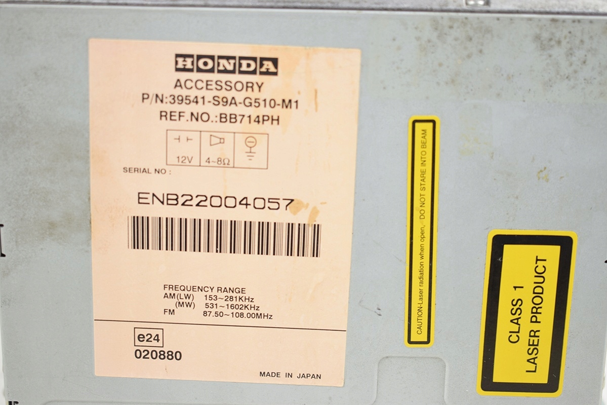 RADIO * Navigation HONDA CR-V II 39541-S9A-G510-M1