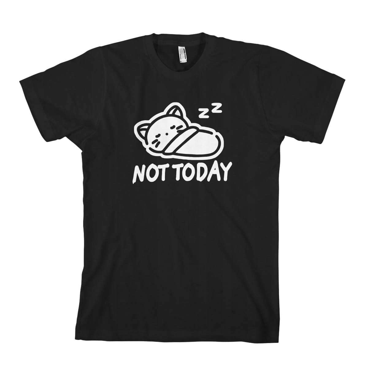 

Kot not today koszulka męska