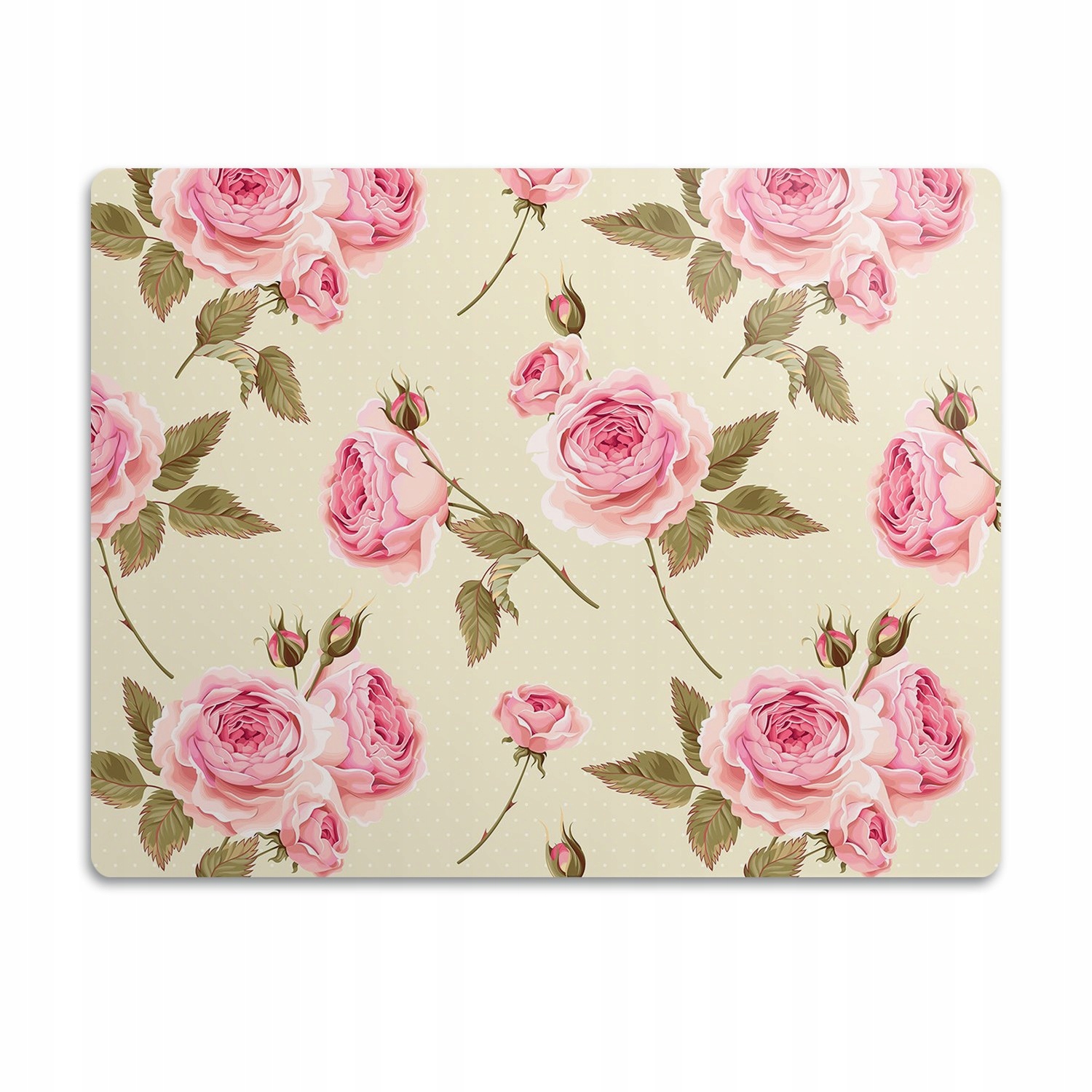 Levně Podložka pod misku pro psa a kočku Růžičky 60x40 cm