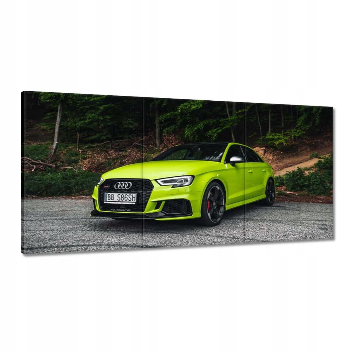 Obrazy 180x90 Limetkové Audi Auto