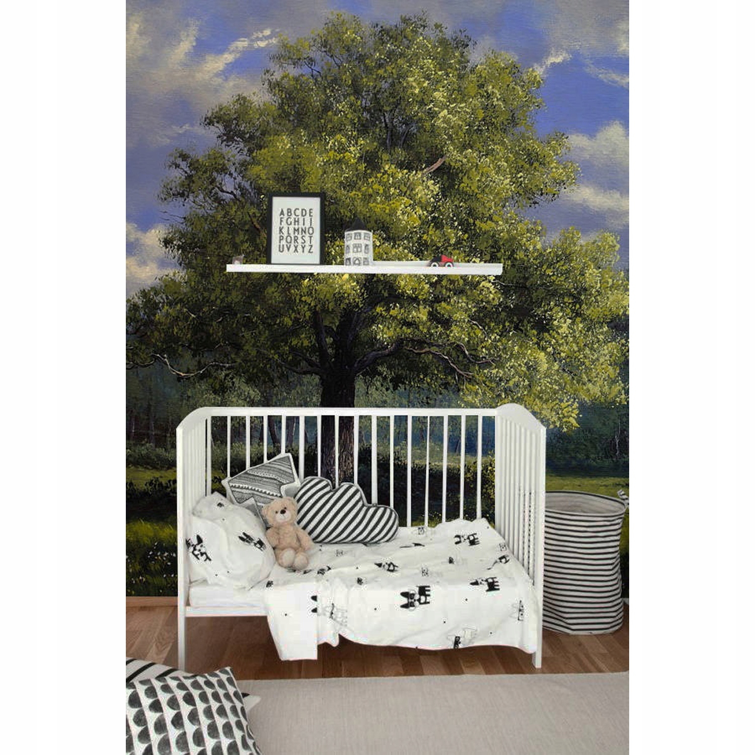 

Fototapeta ścienna Malowane drzewo vintage 290x290