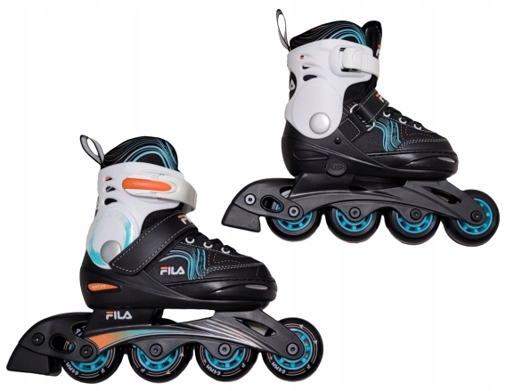 Rolki Fila Junior Sunrise rozmiar 30-33 łożyska Abec dla dziecka regulowane