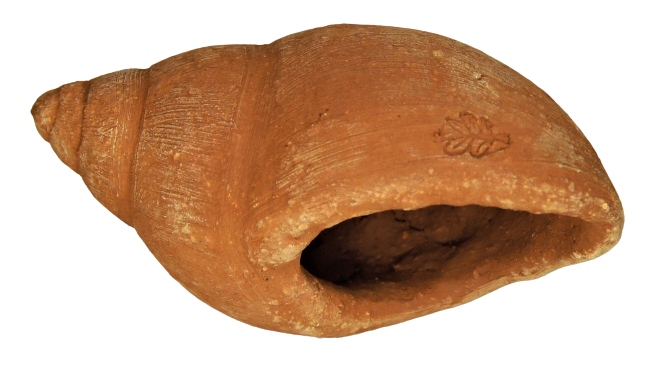 

Muszla Gliniana Ceramiczna Rękodzieło Długa