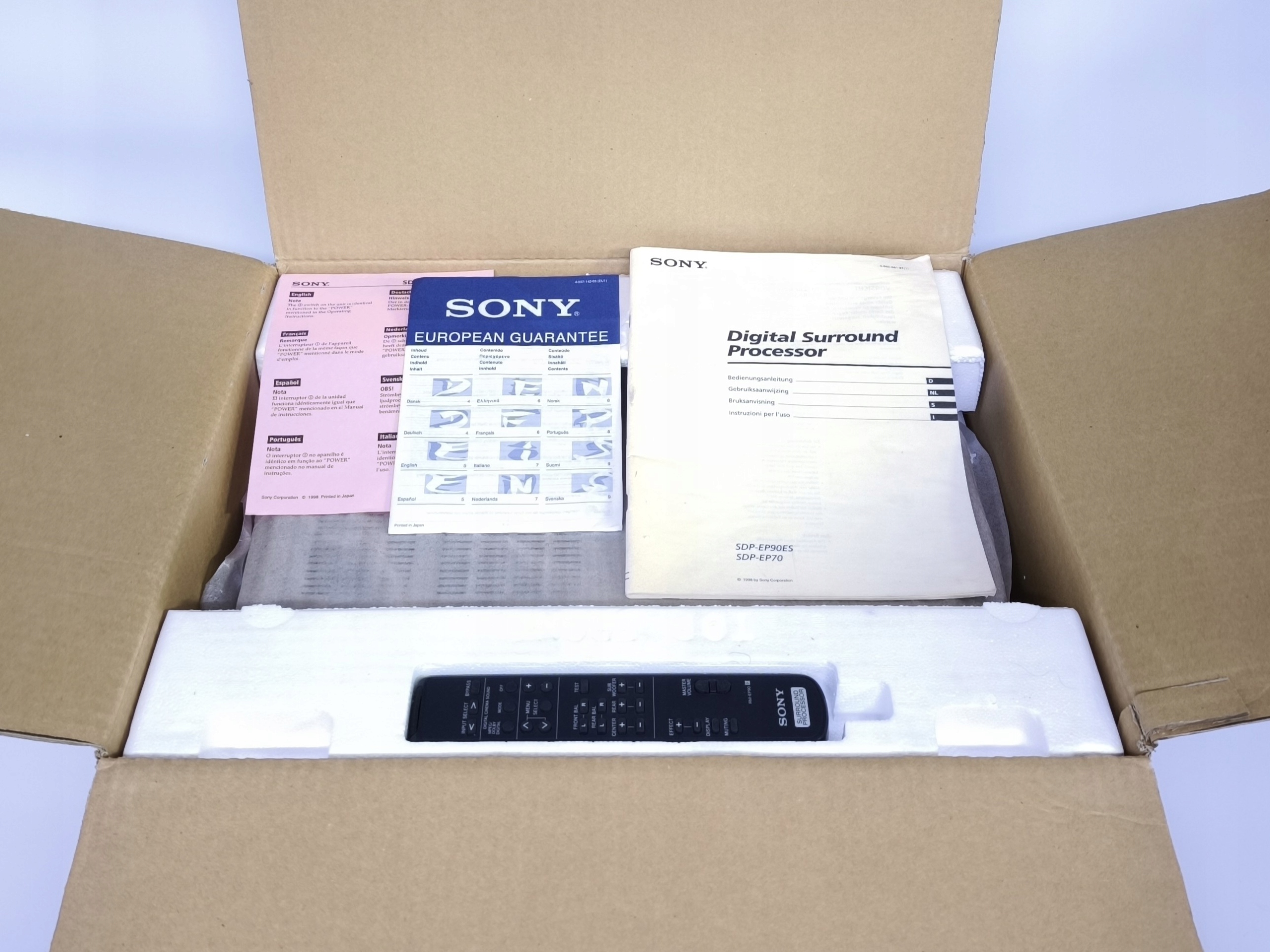 *** SONY PROCESOR DAC SONY SDP-EP90ES ES ***