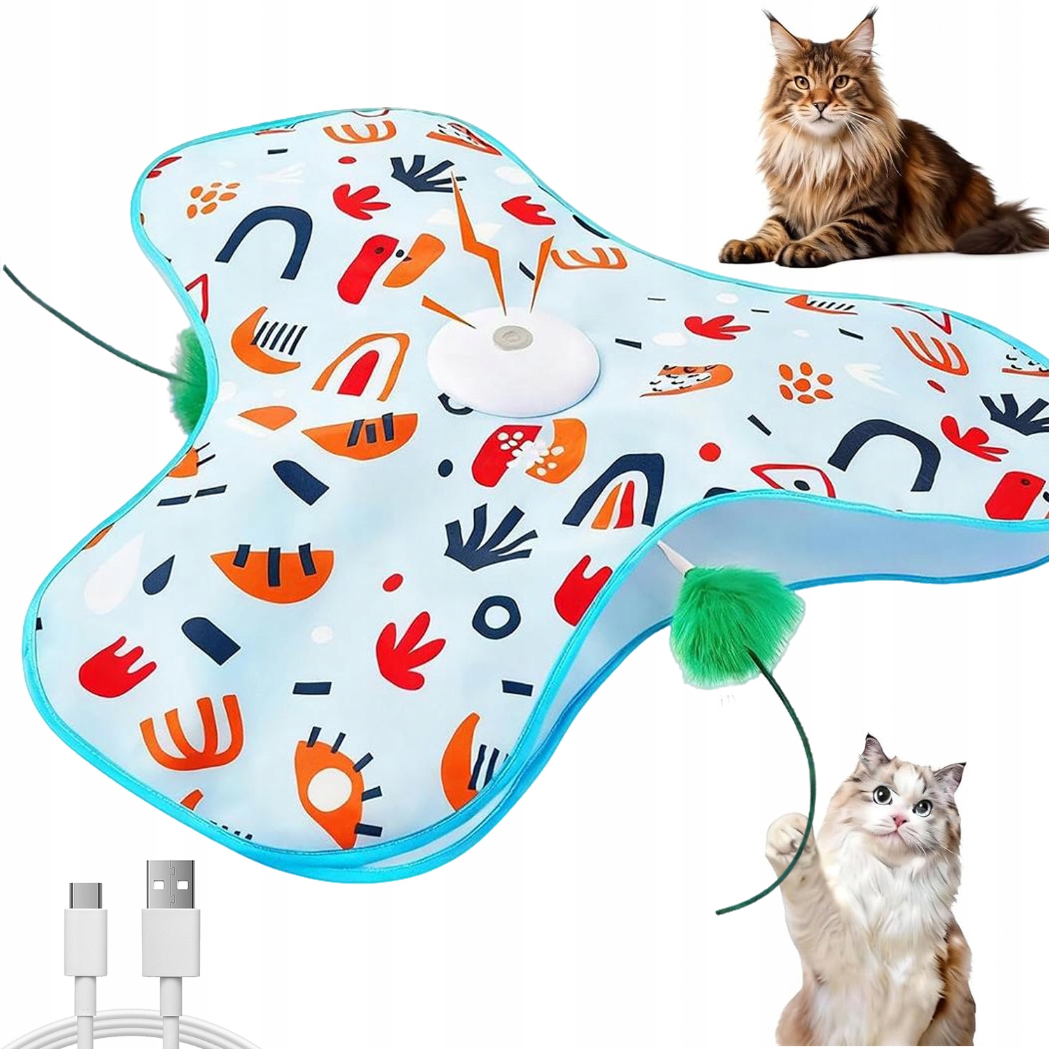 Levně Interaktivní hračka pro kočky Zvuky myší lehká zábava mazlíček