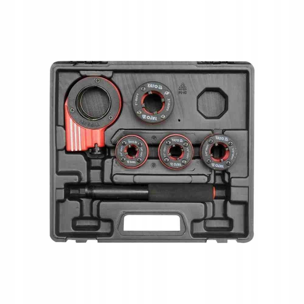 Závitník s ráčnou 4 hlavice 3/8 1/2 3/4 1