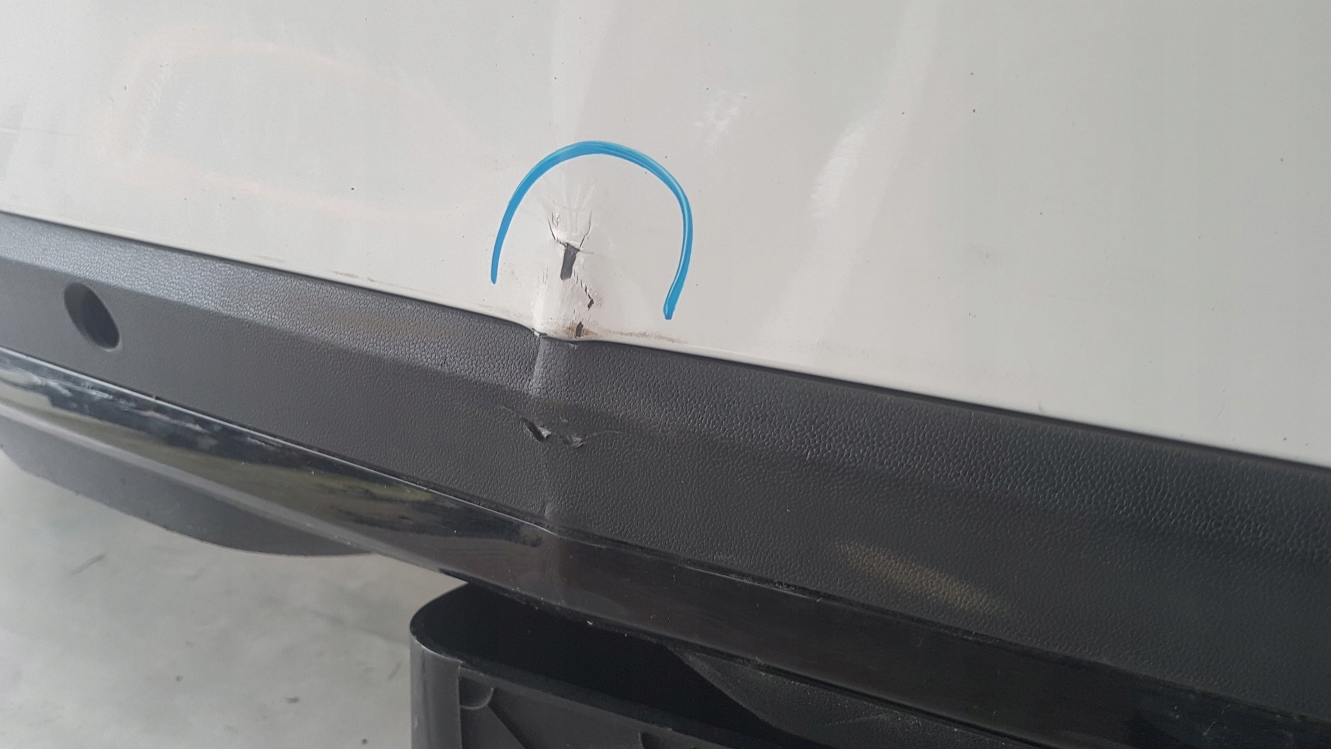 bumper rear part rear MERCEDES GLC 253 AMG PDC