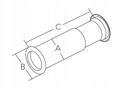 PRZEJŚCIE BURTOWE TELESKOPOWE ŚR. 38 MM Rodzaj przejście burtowe