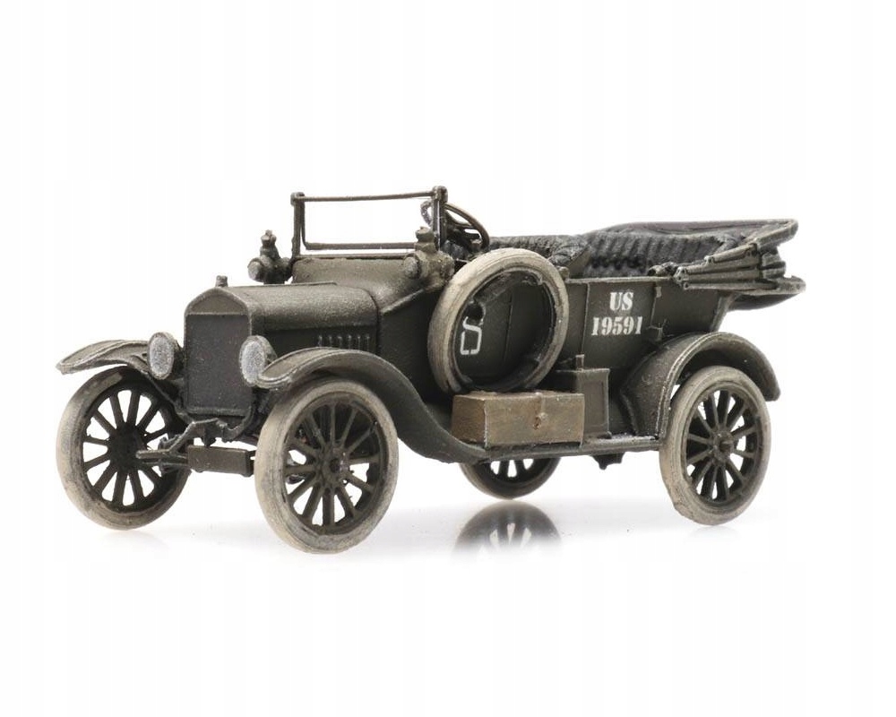 Vojenský T-Ford Us Army Hotový Model H0 Artitec