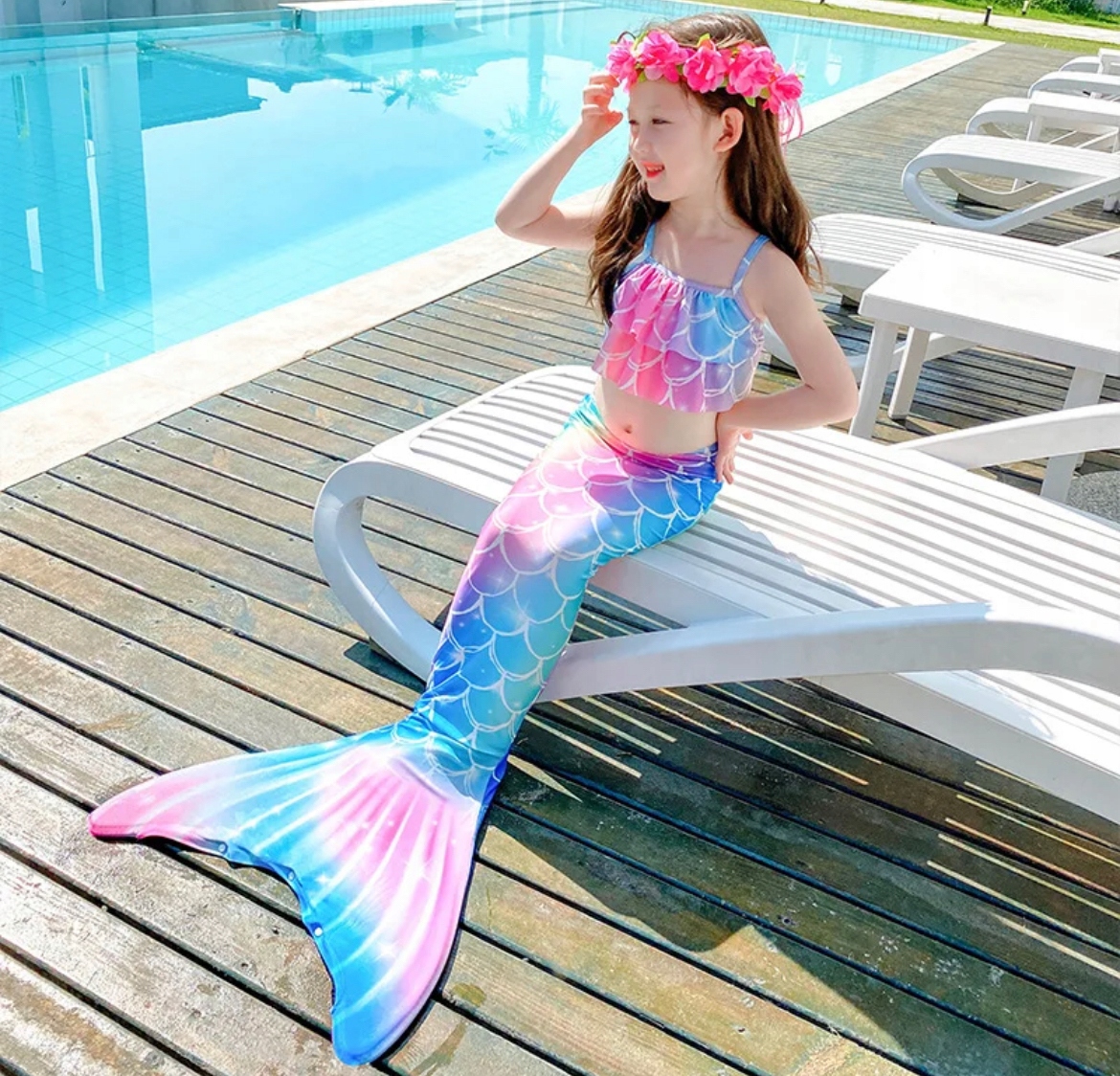 13w1 SYRENI OGON STRÓJ KĄPIELOWY SYRENKA KOSTIUM SYRENA ZESTAW Z1 r. 116 Kod producenta STRÓJ KĄPIELOWY OGON Z1