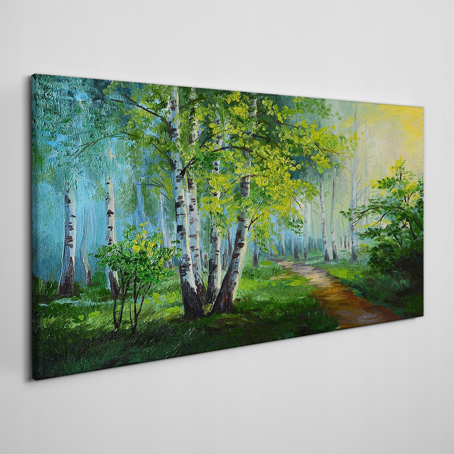 

Obraz na ramie płótno Las ścieżka liście 140x70 cm
