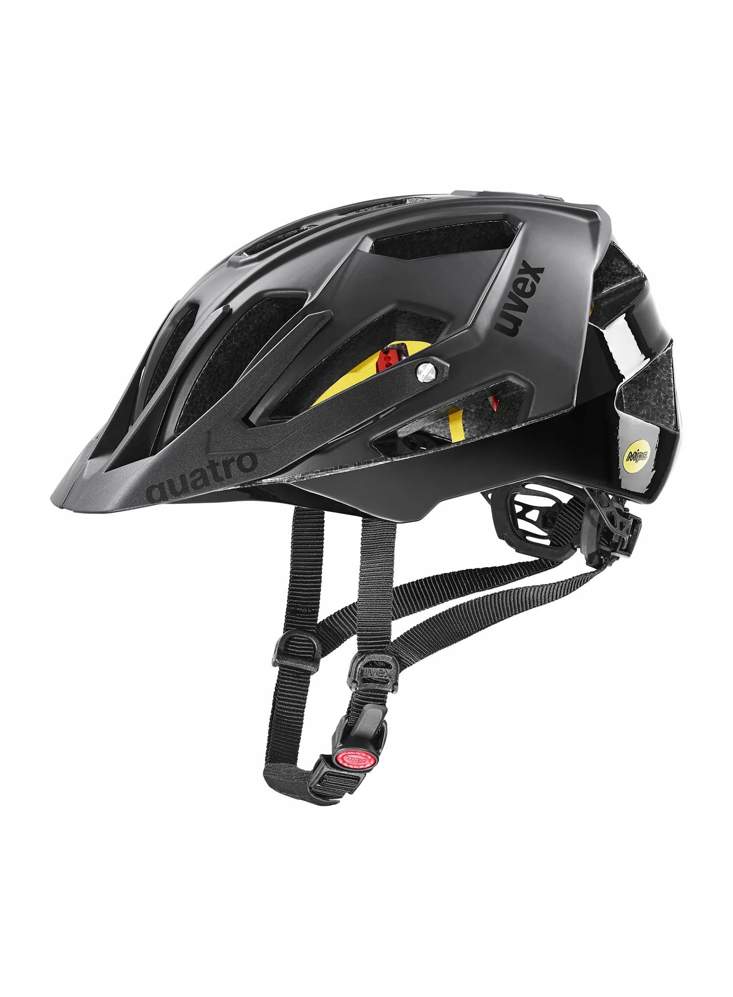 Mtb helma Uvex Quatro CC Mips černá matná 52-57 cm