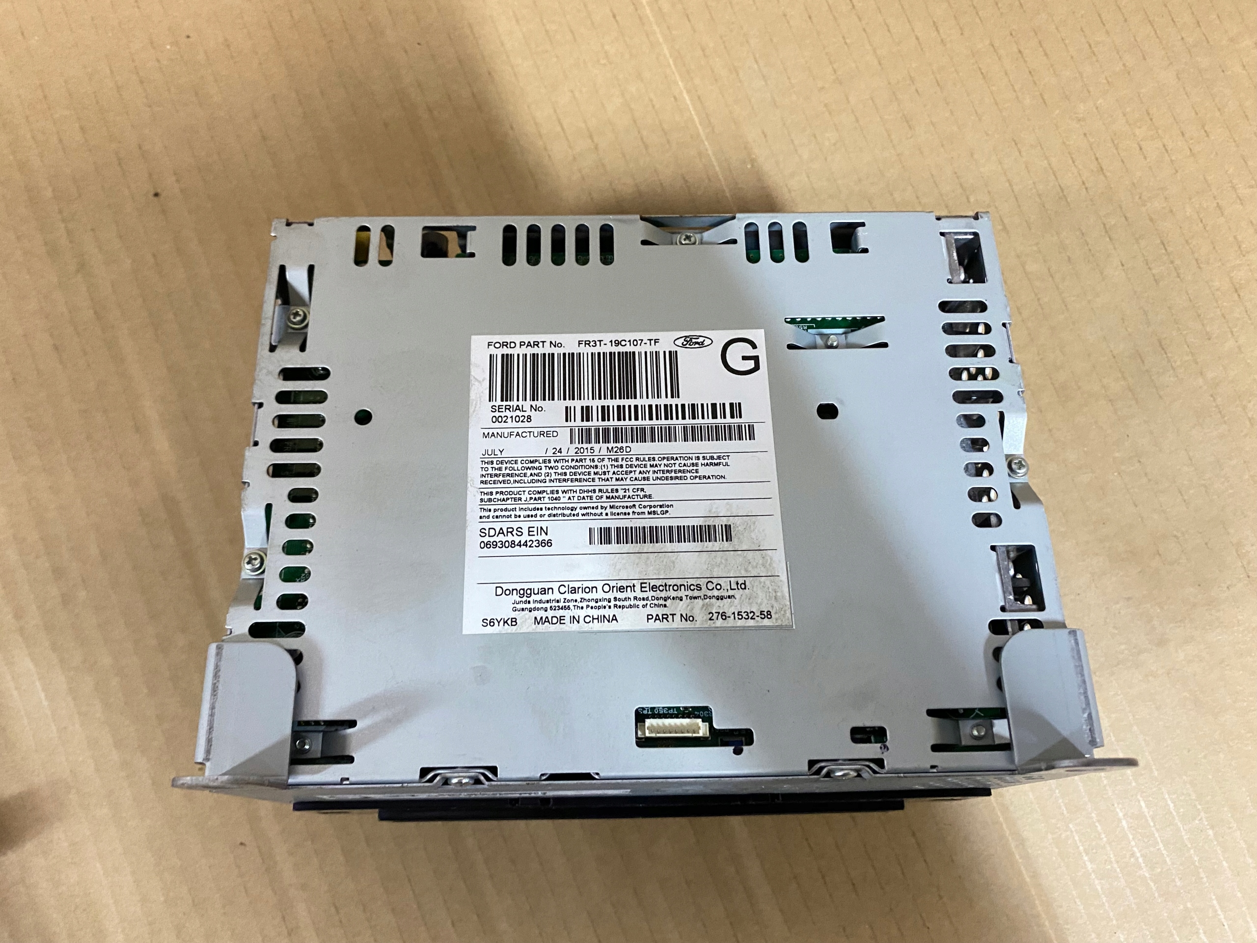 NAWIGACJA RADIO CZYTNIK FORD MUSTANG VI 2.3 ECO Producent części Ford OE