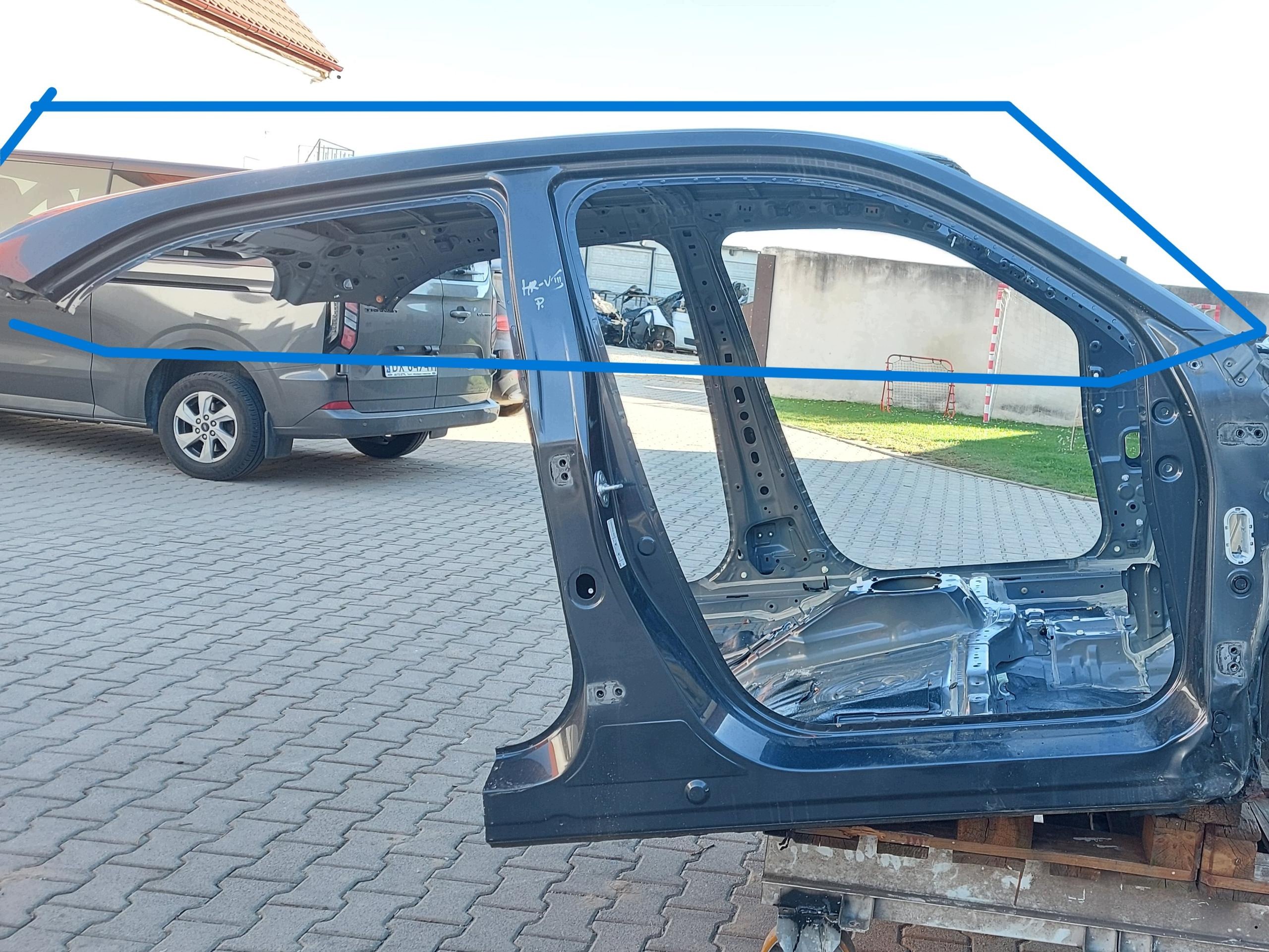 Honda HR-V III eHEV dach blende abdeckung plat dach original grau nh904m