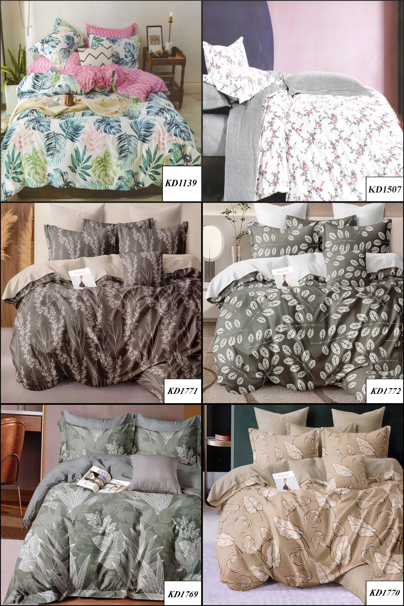 DWUSTRONNA POŚCIEL 100% BAWEŁNA 200X220 + 2 POSZEWKI 70x80 DEKORACYJNA Marka J&W