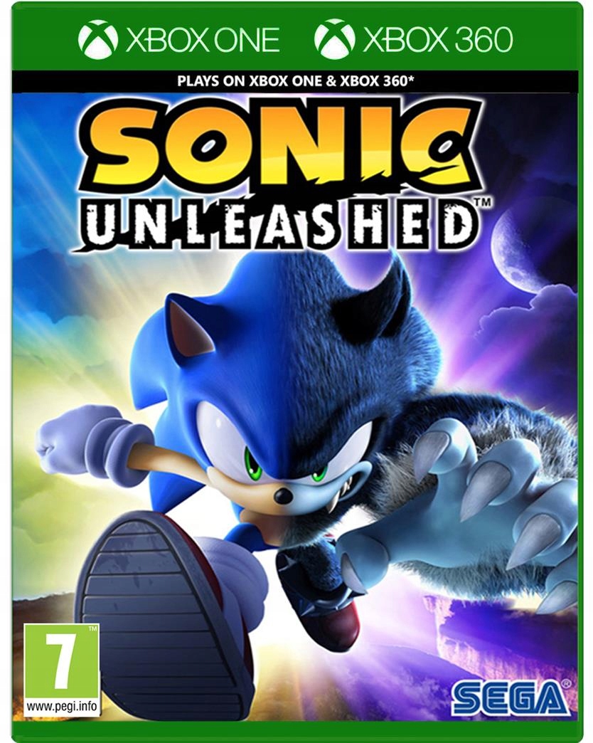 Sonic Unleashed Xbox One pudełkowa