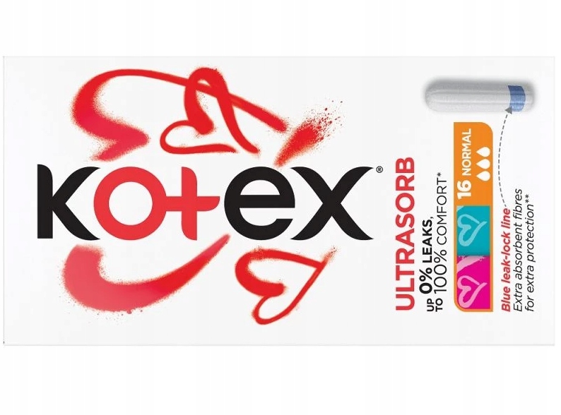 Kotex Tampony Normal UltraSorb 16 sztuk