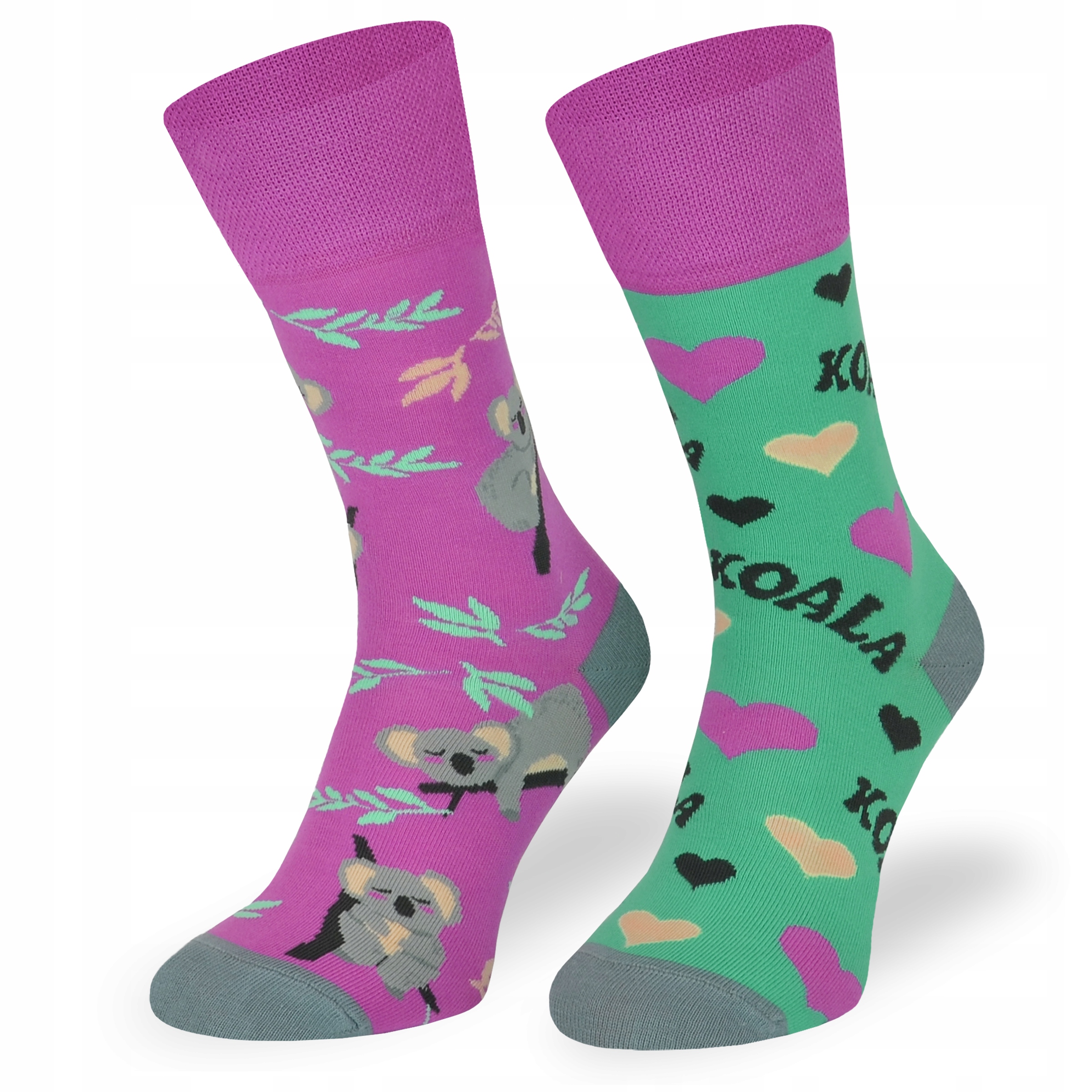 

Damskie skarpetki bawełniane kolorowy wzór koala