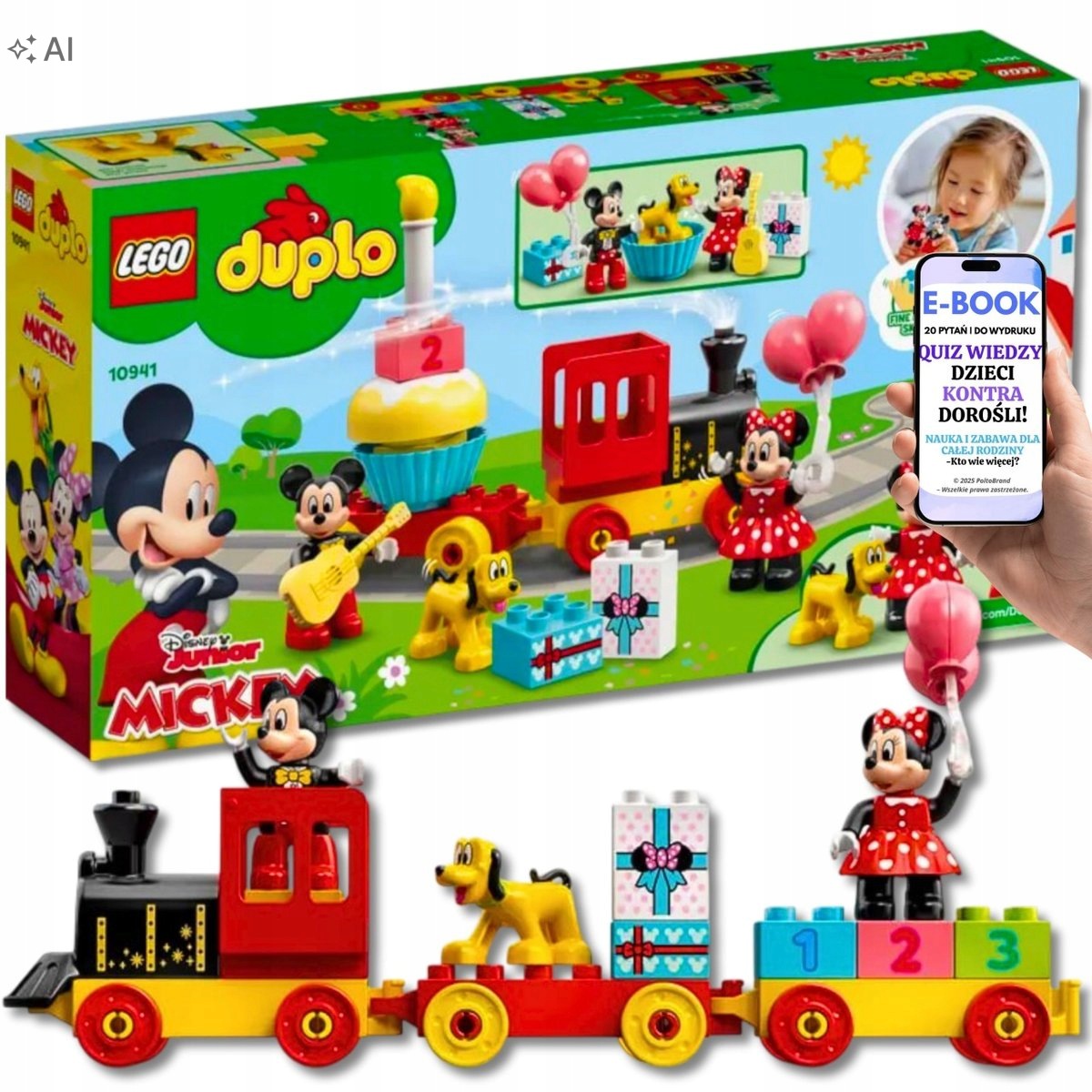 Lego Duplo Disney Junior Pociąg Myszka Miki Dla Dziecka EBOOK-2