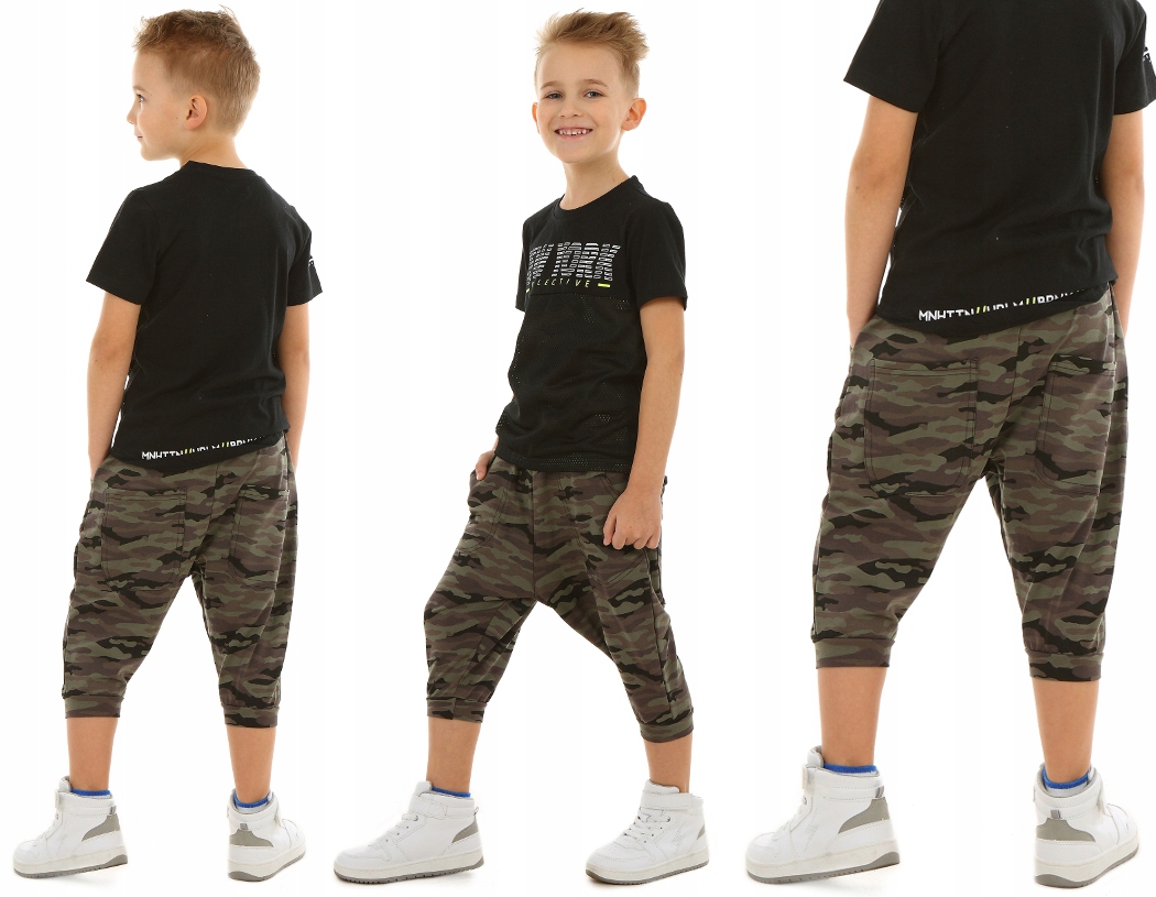 BAGGY 3/4 krótkie spodenki, MORO 128-134 KROPEK