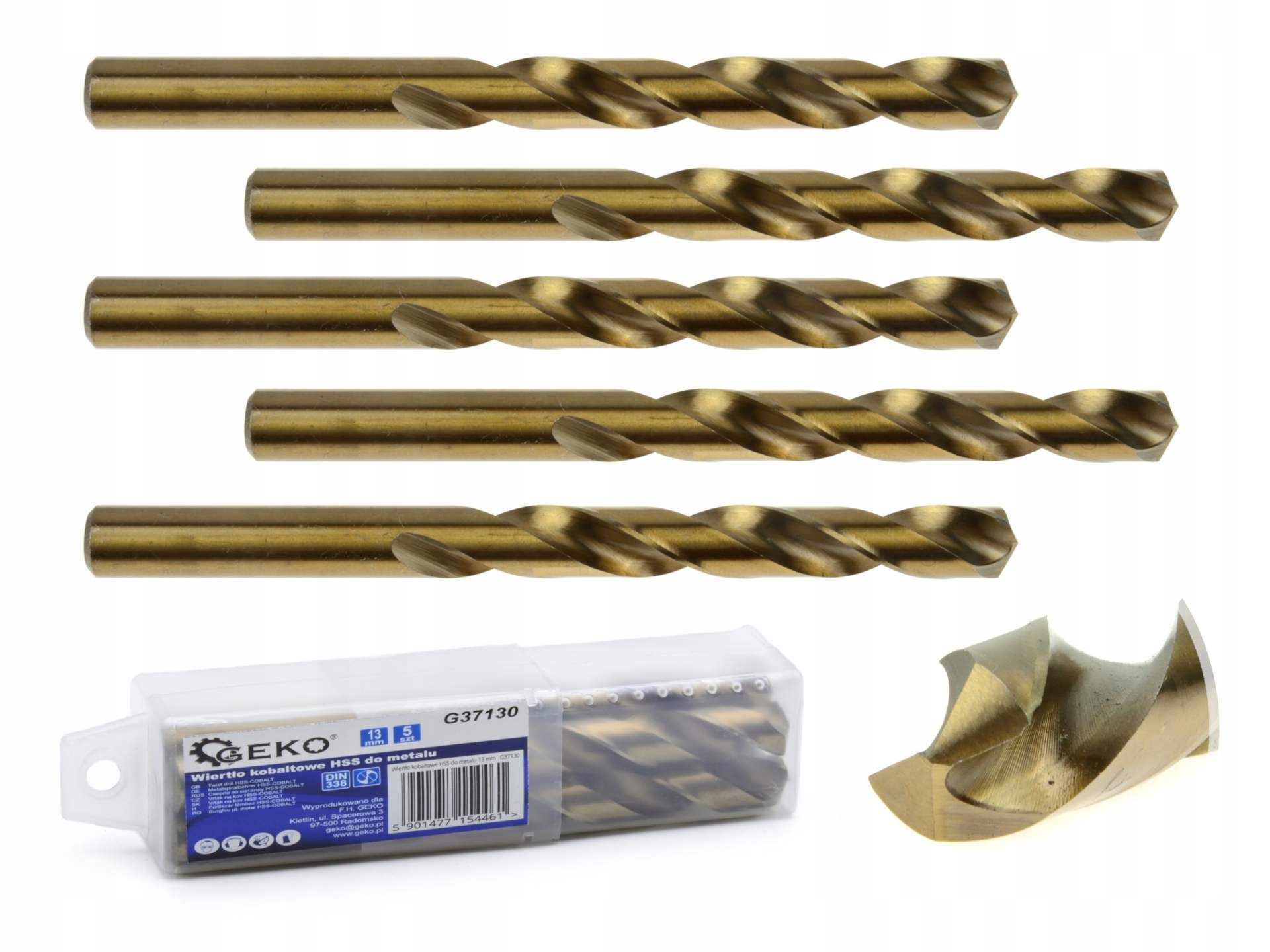 

Wiertło Kobaltowe do metalu Hss -co 13mm