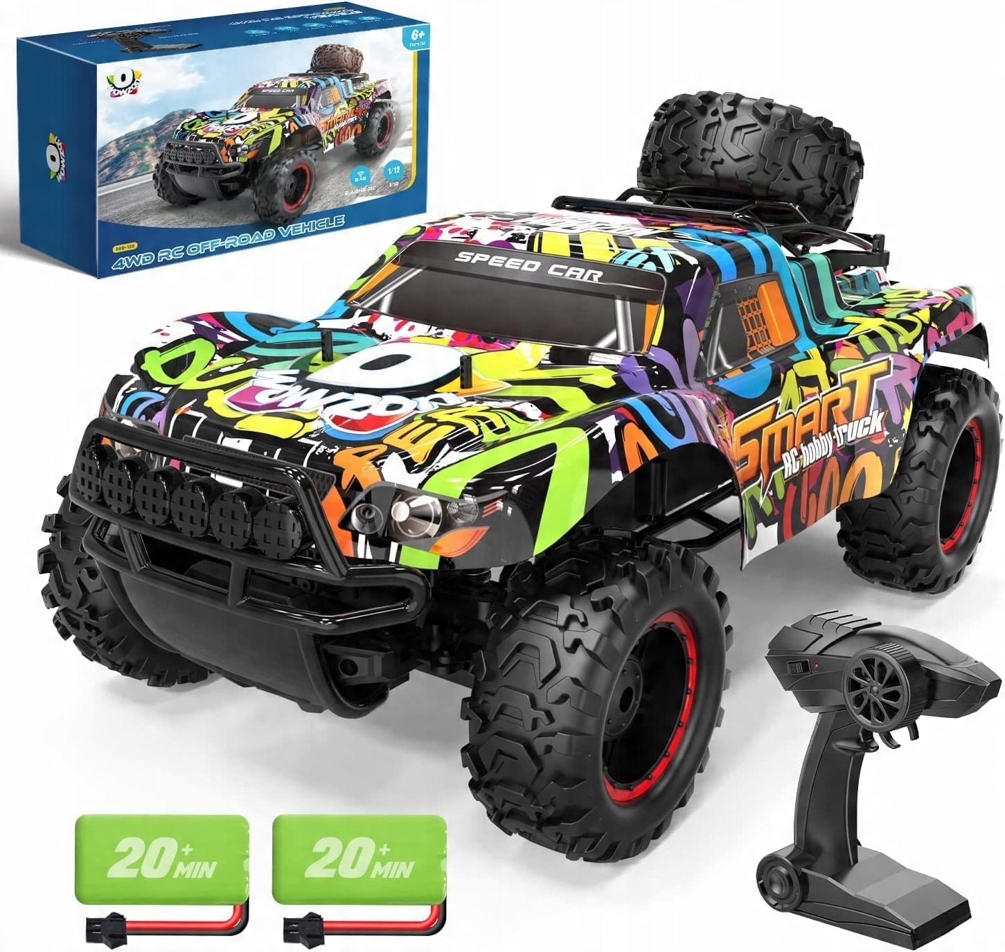 

Auto 4x4 Samochód Zdalnie Sterowany Rc Terenowy