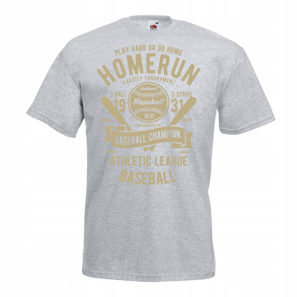 

Koszulka baseball kij baseballowy piłka sport XL