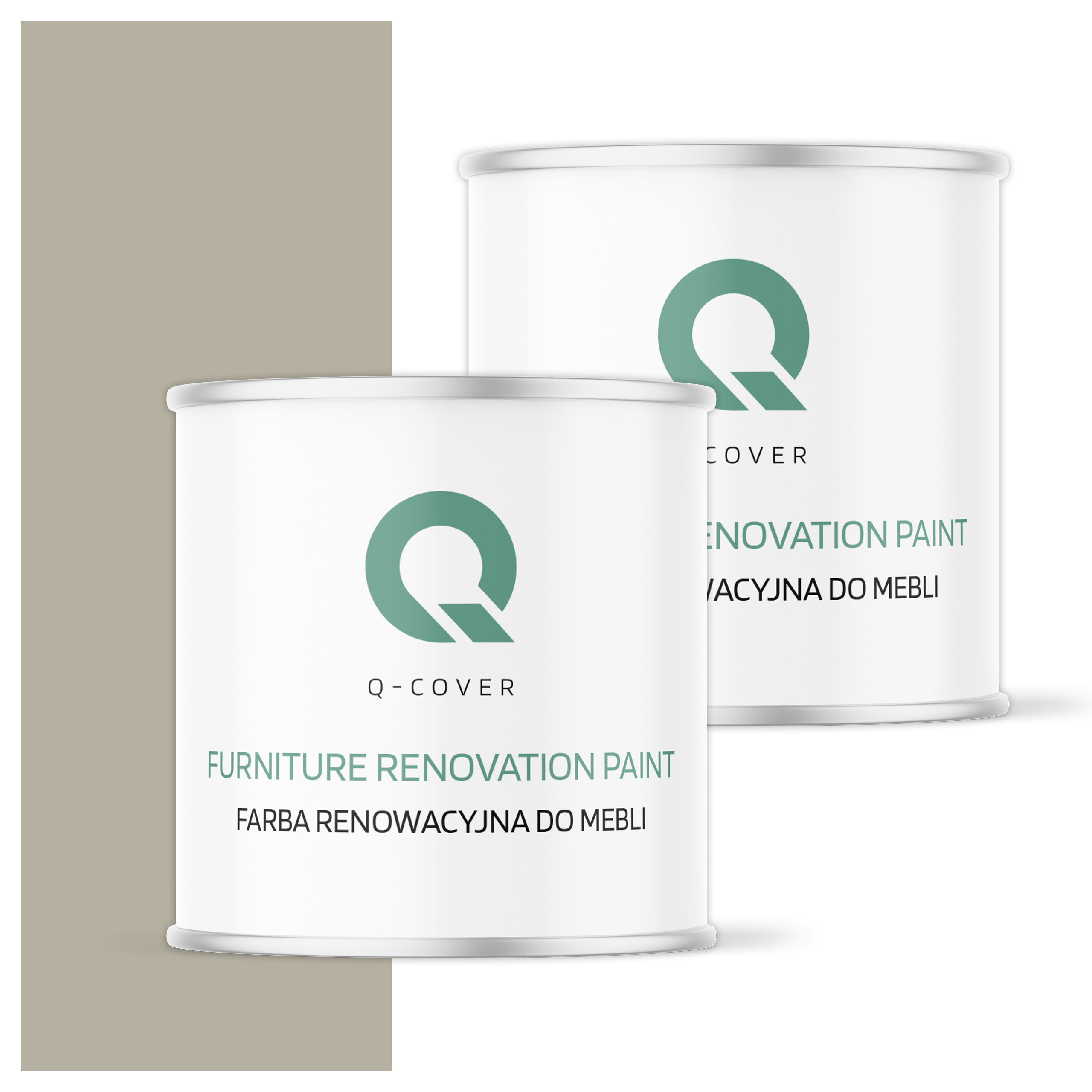 Farba na renováciu nábytku Mdf dreva Ozdobná Šedá Béžová 7032 Lesk 2.5L