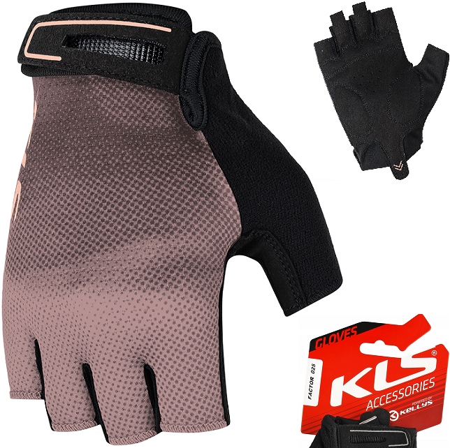 Rękawiczki rowerowe Kellys Factor 025 rozmiar Xs rose gold