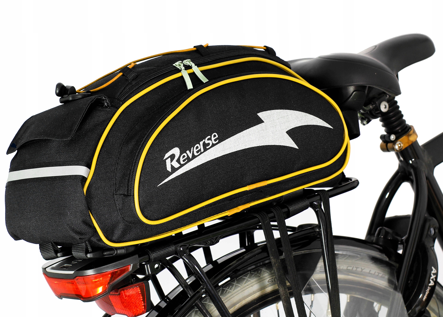 Torba rowerowa SAKWA na bagażnik ROWER Plecak +PAS Model 0017