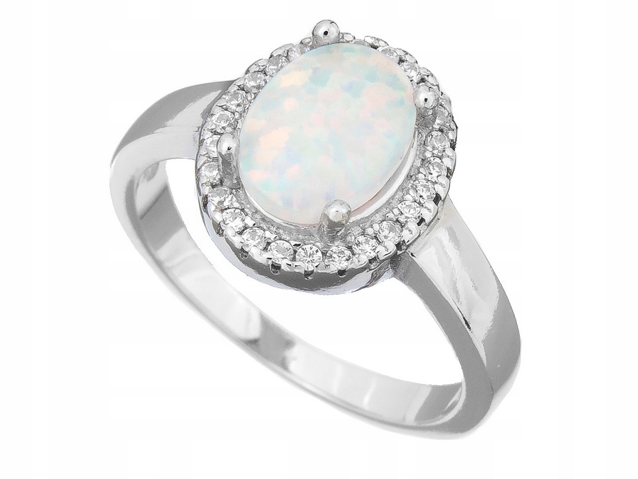 Stříbrný Prstýnek Prsten Vel 27 S Opálem
