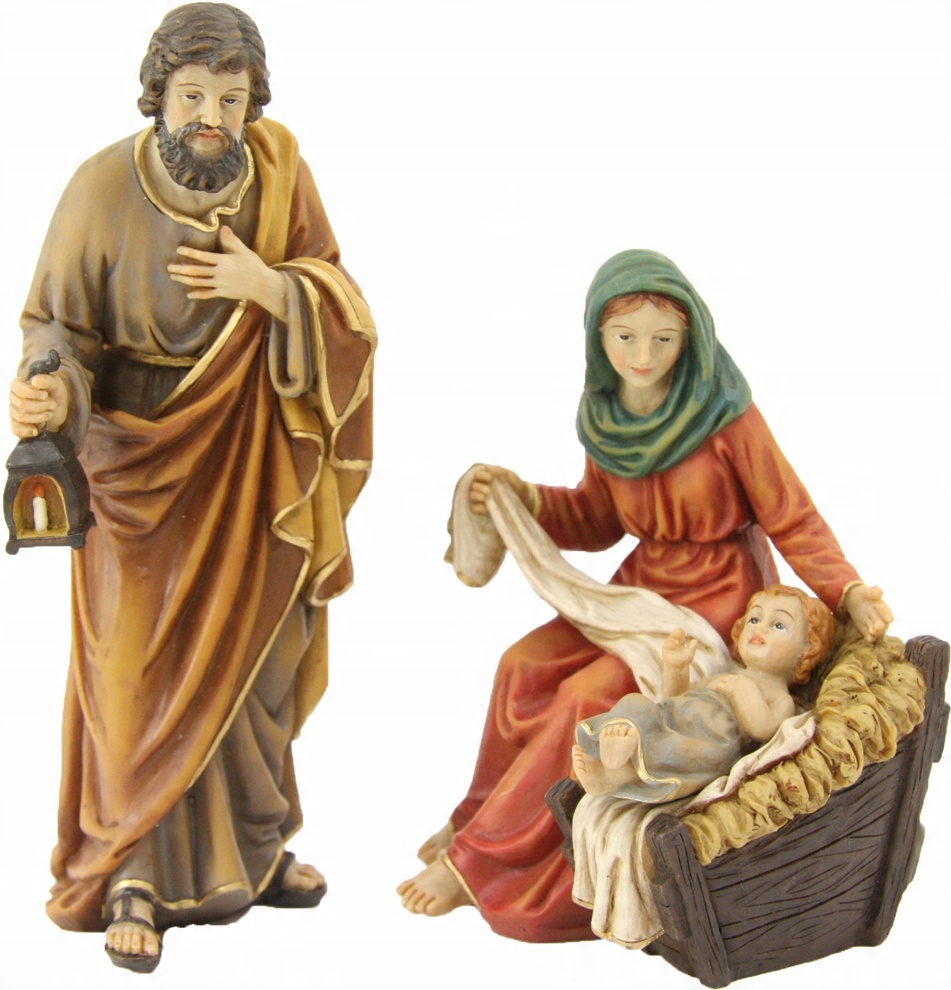 

Św. Rodzina do Szopki- 14,5cm wys./ do figur 15cm