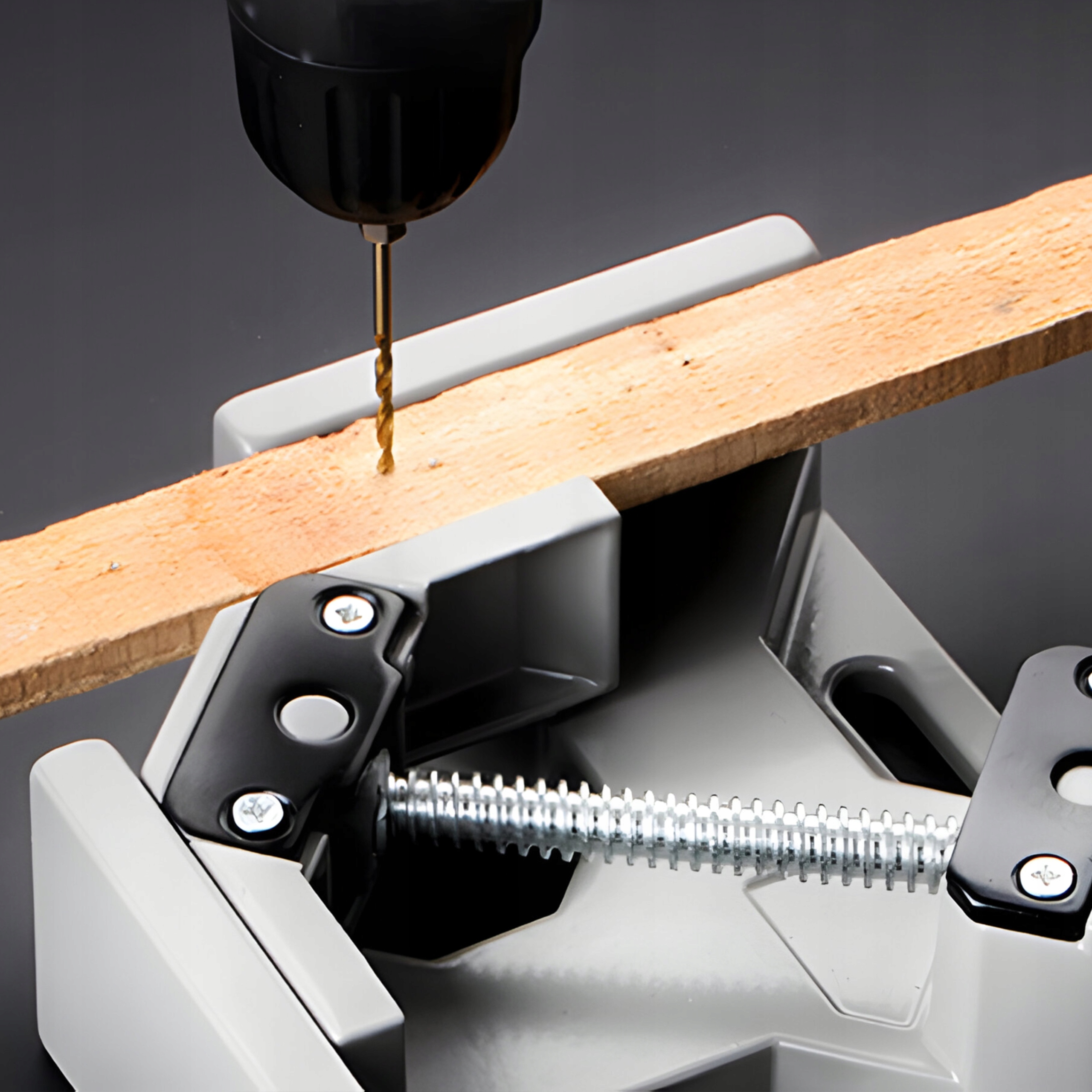 ŚCISK STOLARSKI KĄTOWY ZACISK IMADŁO NAROŻNE KĄT 90 MONTAŻOWY METAL UCHWYT Marka Retoo